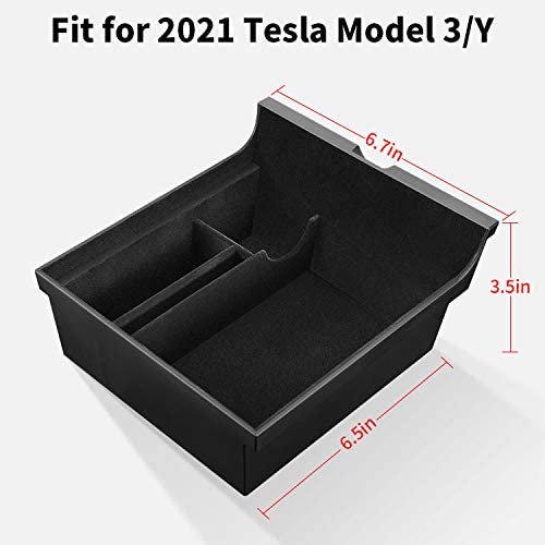 Upgraded Center Console Tray Organizer for Tesla Model 3 & Y - Gen 2