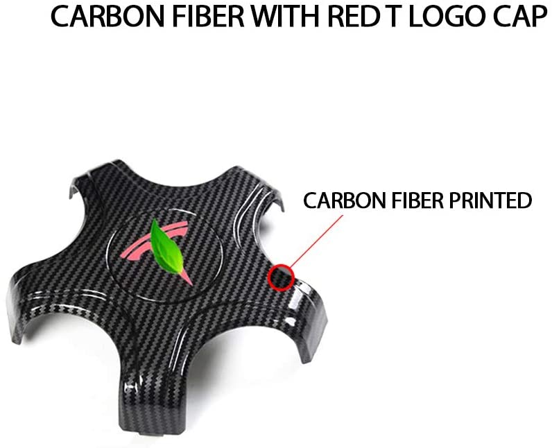 Center Hubcap Covers Aero Wheel Cap Kit for Tesla Model 3