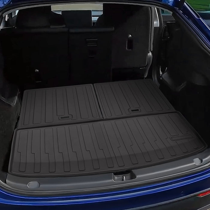 All Weather Rear Trunk Set with Backseat Mats for Tesla Model Y 7-Seater (2020 - 2022)