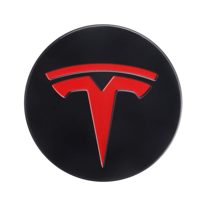 Aero Wheel Cap Kit Red for All Tesla Models