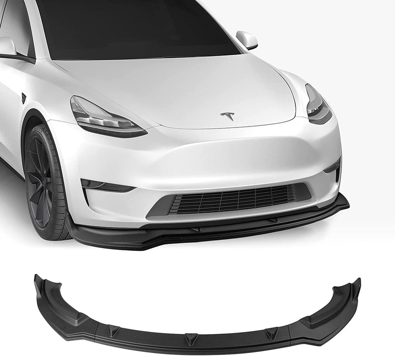 Front Lip Spoiler ABS for Tesla Model Y 2020-2024