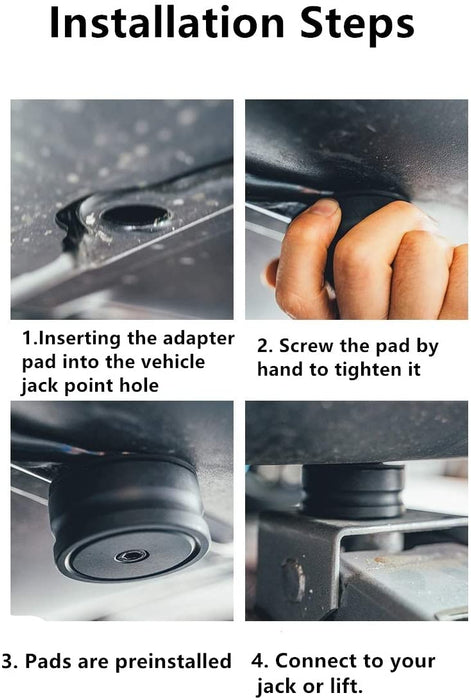Jack Pad Adapters (4 Pack) for Tesla Model 3 & Y