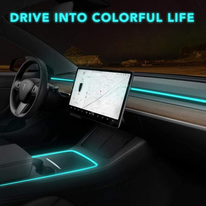 Neon Light Tubes (LED) with App for Tesla Model 3 & Y 2021