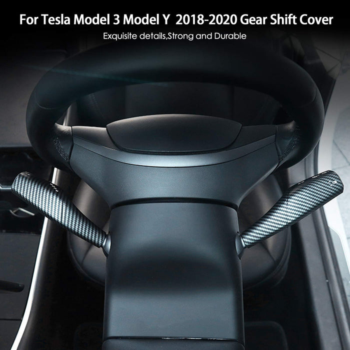 Gear Shift Covers Carbon Fiber for Tesla Model 3 & Y