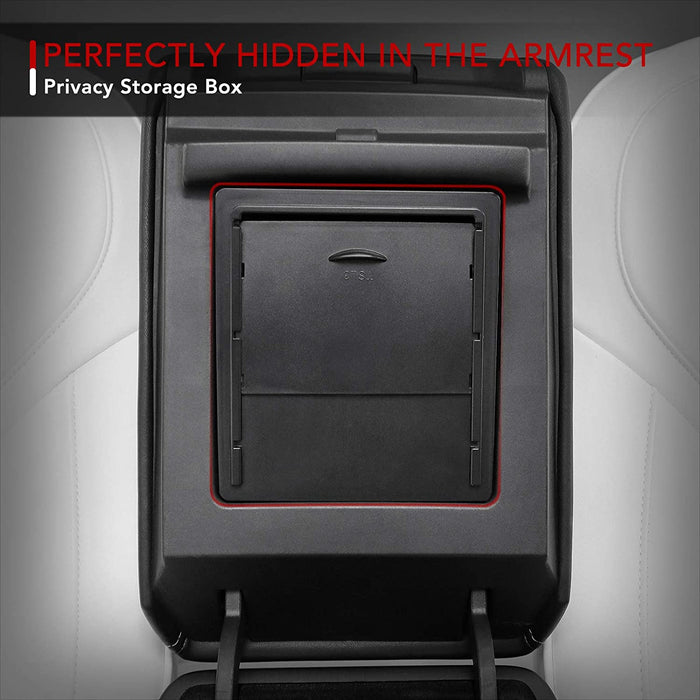 Armrest Hidden Storage Box for Tesla Model 3 & Y
