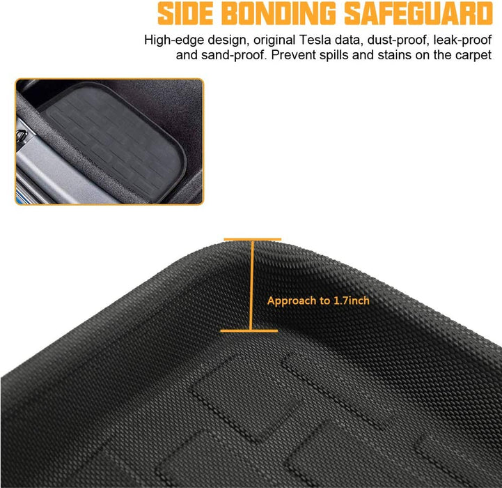 All Weather Frunk & Trunk Cargo Liners for Tesla Model Y 2020 - 2022 (7-Seater)