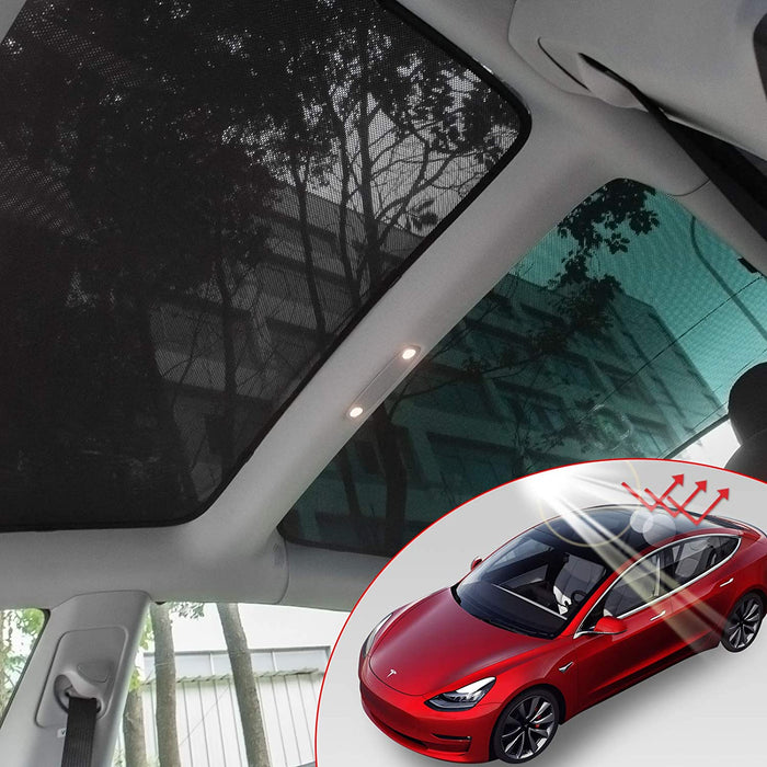 Upgraded Two-Layer Foldable Sunshade (6 PCS) for Tesla Model 3 2017-20 —  TheHydrataseStore