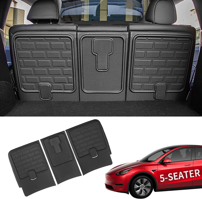 All Season Rear Seat Trunk Mats for 5 Seater Tesla Model Y