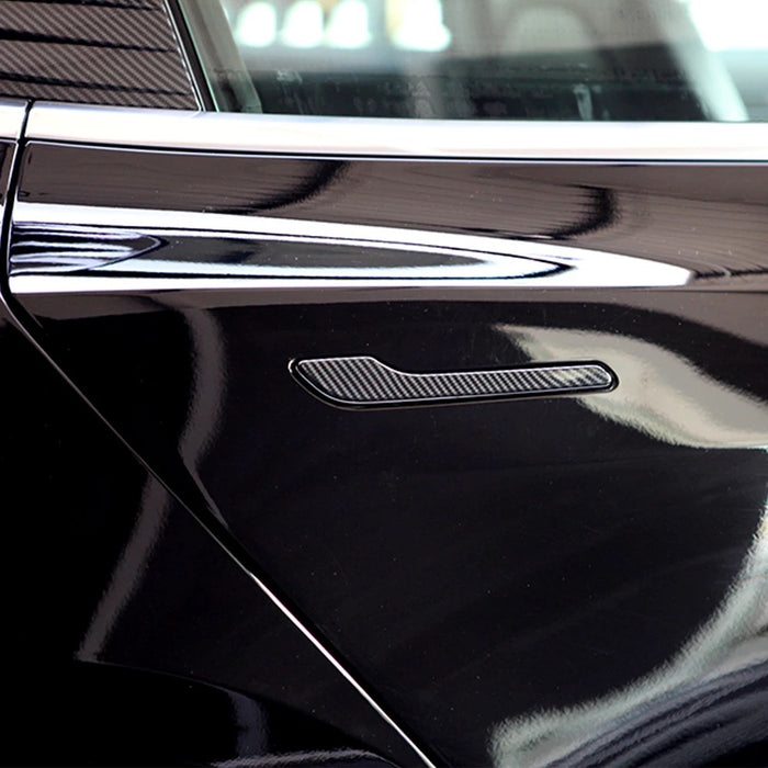 Carbon Fiber Door Handle Covers for Tesla Model 3 & Y — TheHydrataseStore