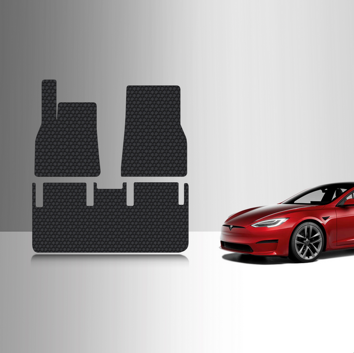 All Weather Floor Mats for Tesla Model S PLAID 2021-2024