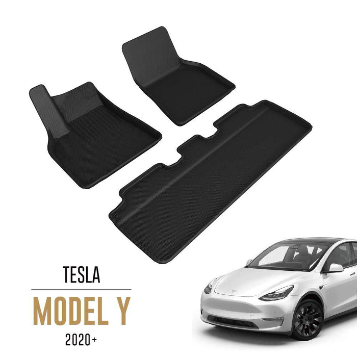 All-Weather 3D Floor Mats for Tesla Model Y 2020 or 2021/2022